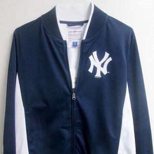 New York Yankees XL Full Zipper Jacket - 2 Tone Navy